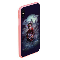 Чехол iPhone XS Max матовый Ahri the Nine-Tailed Fox, цвет: 3D-баблгам — фото 2