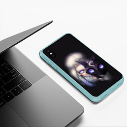 Чехол iPhone XS Max матовый Некромантия, цвет: 3D-мятный — фото 2