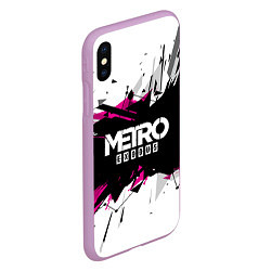 Чехол iPhone XS Max матовый Metro: Exodus Purple, цвет: 3D-сиреневый — фото 2