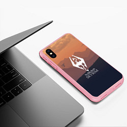 Чехол iPhone XS Max матовый THE ELDER SCROLLS, цвет: 3D-баблгам — фото 2
