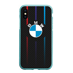 Чехол iPhone XS Max матовый BMW: Three Lines