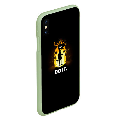 Чехол iPhone XS Max матовый Disenchantment: Do it / 3D-Салатовый – фото 2