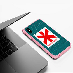 Чехол iPhone XS Max матовый Cyberpunk: Trauma Team, цвет: 3D-баблгам — фото 2
