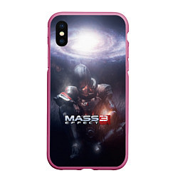 Чехол iPhone XS Max матовый Mass Effect 3