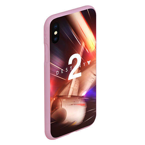 Чехол iPhone XS Max матовый Destiny 2 / 3D-Розовый – фото 2