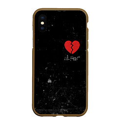 Чехол iPhone XS Max матовый Lil Peep: Broken Heart