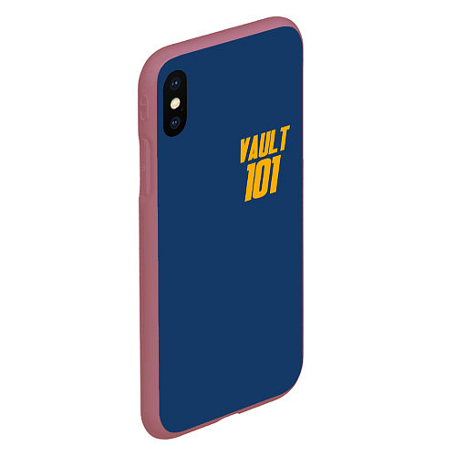 Чехол iPhone XS Max матовый VAULT 101 / 3D-Малиновый – фото 2