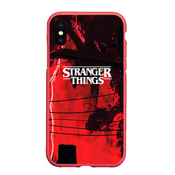 Чехол iPhone XS Max матовый Stranger Things: Red Dream