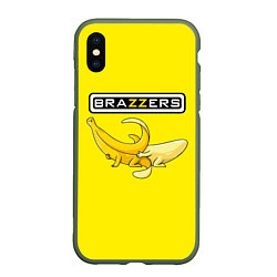 Чехол iPhone XS Max матовый Brazzers: Yellow Banana