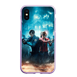 Чехол iPhone XS Max матовый Resident Evil 2