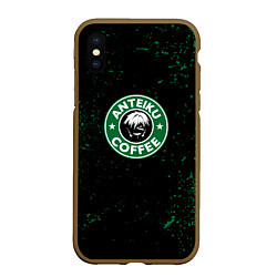 Чехол iPhone XS Max матовый Anteiku coffee sturbucks