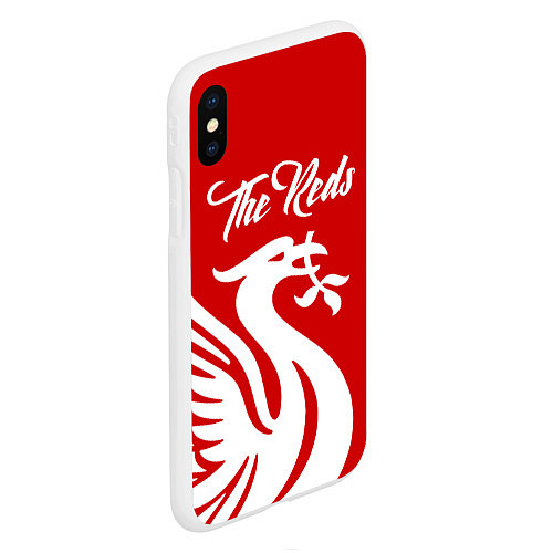 Чехол iPhone XS Max матовый The Reds / 3D-Белый – фото 2