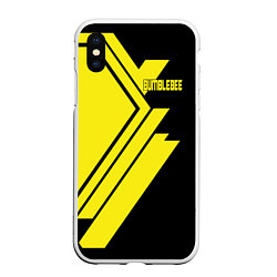 Чехол iPhone XS Max матовый BUMBLEBEE