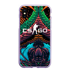 Чехол iPhone XS Max матовый CS GO hyper beast skin