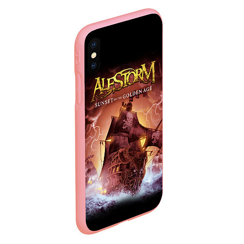 Чехол iPhone XS Max матовый Alestorm: Golden Ship / 3D-Баблгам – фото 2