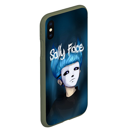 Чехол iPhone XS Max матовый Sally Face / 3D-Темно-зеленый – фото 2