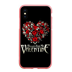 Чехол iPhone XS Max матовый Bullet For My Valentine: Temper Temper, цвет: 3D-баблгам