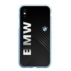 Чехол iPhone XS Max матовый BMW: Steel Line