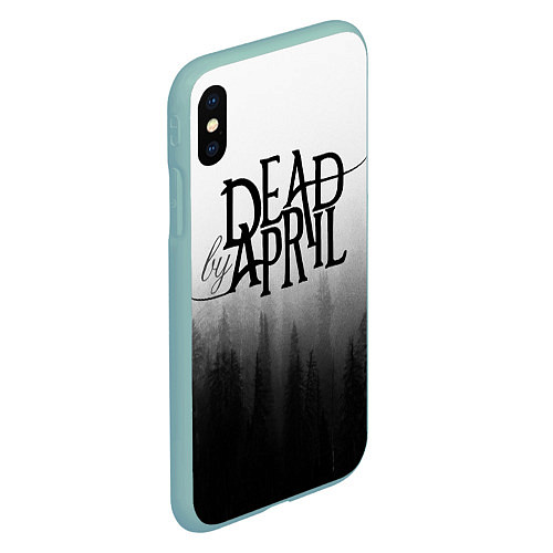 Чехол iPhone XS Max матовый Dead by April / 3D-Мятный – фото 2