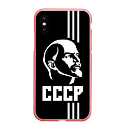 Чехол iPhone XS Max матовый СССР Ленин