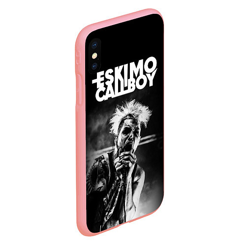 Чехол iPhone XS Max матовый Eskimo Callboy / 3D-Баблгам – фото 2