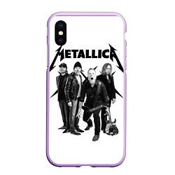 Чехол iPhone XS Max матовый Metallica