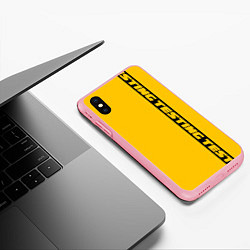 Чехол iPhone XS Max матовый ASAP Rocky: Yellow Testing, цвет: 3D-баблгам — фото 2