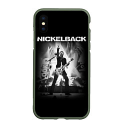 Чехол iPhone XS Max матовый Nickelback Rock