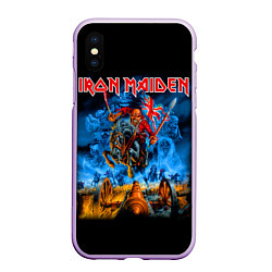 Чехол iPhone XS Max матовый Iron Maiden: Great Britain Warriors