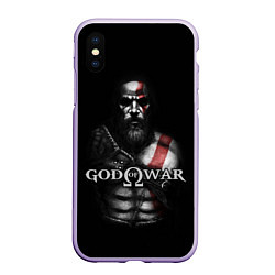 Чехол iPhone XS Max матовый God of War