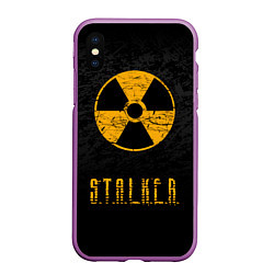 Чехол iPhone XS Max матовый STALKER: Radioactive