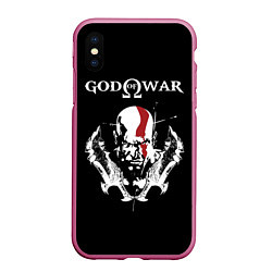 Чехол iPhone XS Max матовый God of War: Kratos