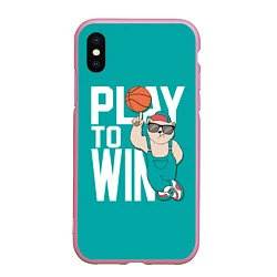 Чехол iPhone XS Max матовый Play to win