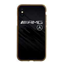 Чехол iPhone XS Max матовый Mercedes AMG