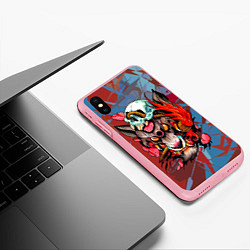 Чехол iPhone XS Max матовый Torch, цвет: 3D-баблгам — фото 2