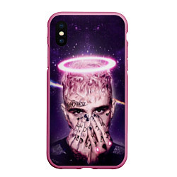 Чехол iPhone XS Max матовый Lil Peep: Black Angel