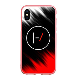 Чехол iPhone XS Max матовый TWENTY ONE PILOTS, цвет: 3D-баблгам