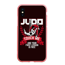 Чехол iPhone XS Max матовый Judo: Touch Me, цвет: 3D-баблгам