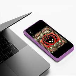 Чехол iPhone XS Max матовый The Offspring: Days Go By, цвет: 3D-фиолетовый — фото 2