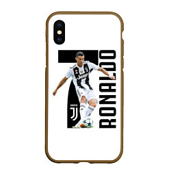 Чехол iPhone XS Max матовый Ronaldo the best