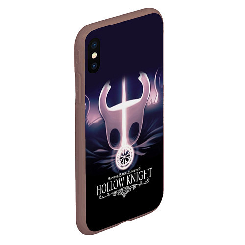Чехол iPhone XS Max матовый Hollow Knight / 3D-Коричневый – фото 2