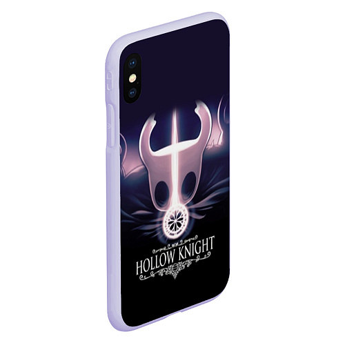 Чехол iPhone XS Max матовый Hollow Knight / 3D-Светло-сиреневый – фото 2