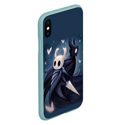 Чехол iPhone XS Max матовый Hollow Knight, цвет: 3D-мятный — фото 2