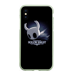 Чехол iPhone XS Max матовый Hollow Knight, цвет: 3D-салатовый