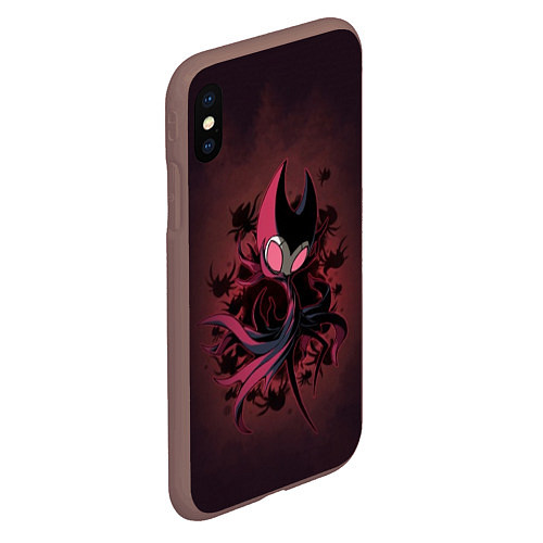 Чехол iPhone XS Max матовый Hollow Knight / 3D-Коричневый – фото 2