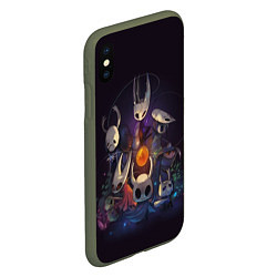 Чехол iPhone XS Max матовый Hollow Knight, цвет: 3D-темно-зеленый — фото 2