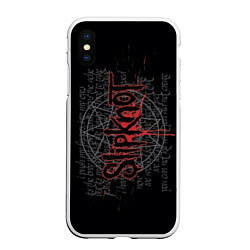 Чехол iPhone XS Max матовый Slipknot: Pentagram