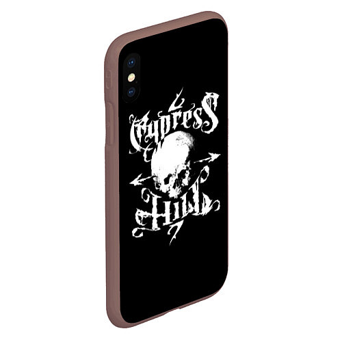 Чехол iPhone XS Max матовый Cypress Hill / 3D-Коричневый – фото 2