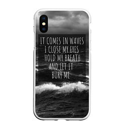 Чехол iPhone XS Max матовый Bring Me The Horizon - it comes in waves