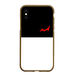Чехол iPhone XS Max матовый MONOKUMA, цвет: 3D-коричневый